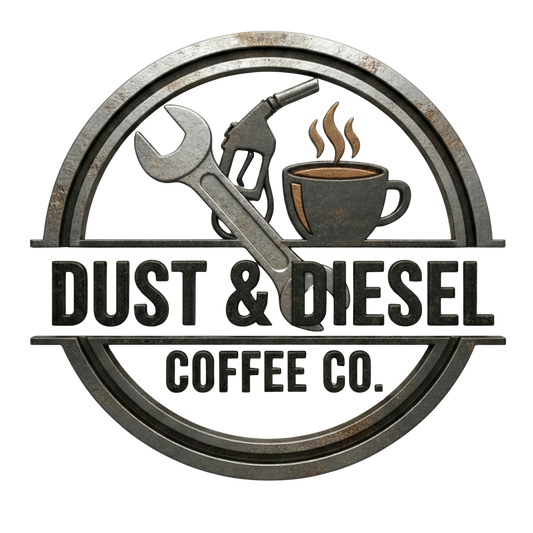 Welcome to Dust & Diesel Coffee Co.—Coffee for the Ones Who Don’t Wait for the Sun